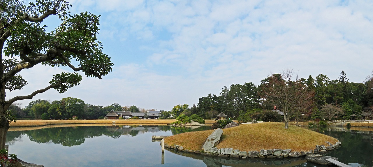 s-20141224 後楽園沢の池中島茶屋から眺めるワイド風景 (1)