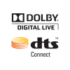 「Dolby Digital Live」と「DTS CONNECT」