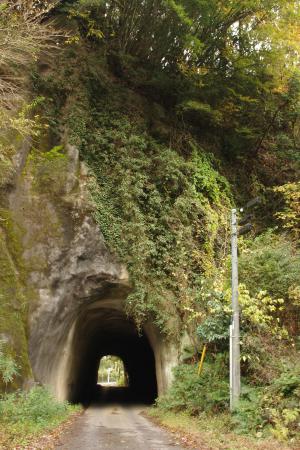 国道410号 素掘りトンネル