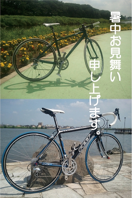 暑中　自転-2