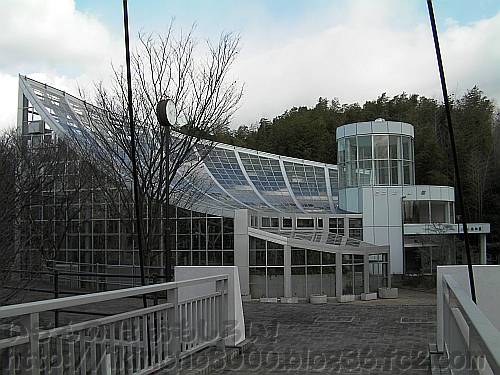 緑化植物園の温室