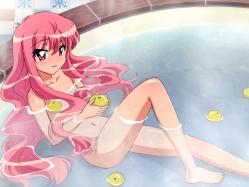 moe 42051 bathing louise naked onsen wet zero_no_tsukaima