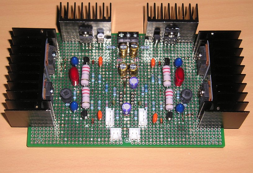 オーディオampの製作 AB級20Wアンプ基板です。