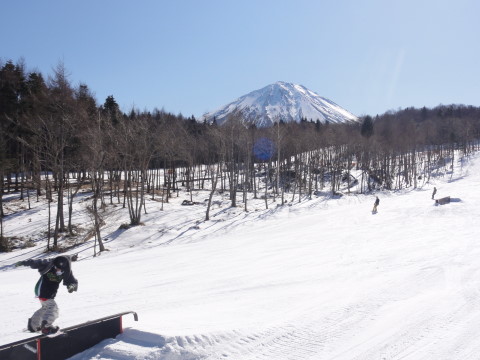 場 富士山 スキー 富士山スキー滑降