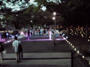山里丸にて「光の宇宙」（大阪城 城灯りの景 2012）