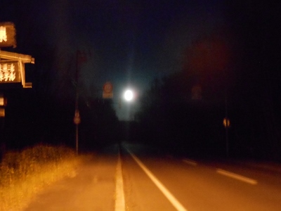 晩秋の満月