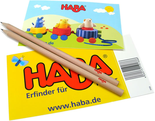 HABA鉛筆＆シール